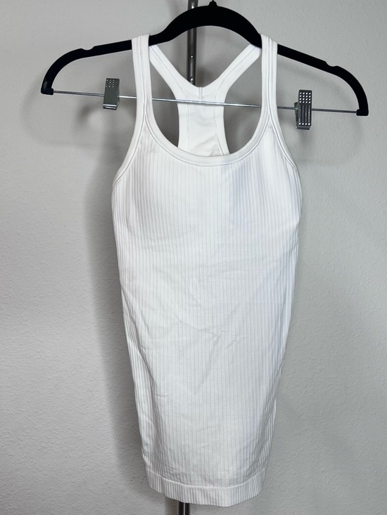 lululemon athletica Tops - Lululemon Ribbed Racerback Tank Top with Shelf Bra